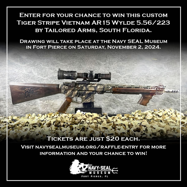 Navy SEAL Museum's 2024 Muster gun Raffle