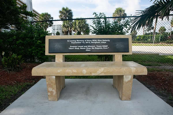 Glen Doherty Memorial Bench Dedication